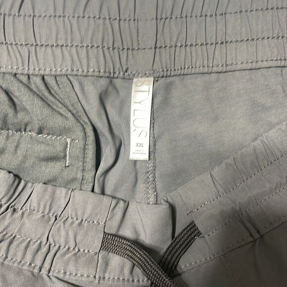 Stylus men’s stretch pull on drawstring pants size XXL gray - Picture 5 of 8